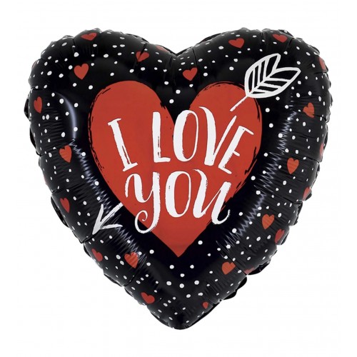 Seni Seviyorum Helyum Folyo Balon No:1 (Ek Ürün Olarak Satılır)